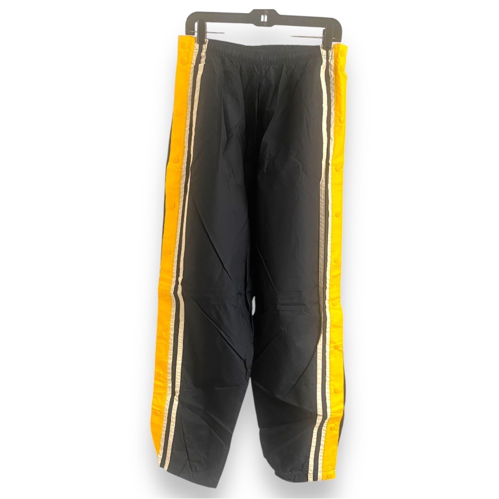 Holloway Large Tear Away Pants Lined Snap Button Nylon Blue Yellow White Mesh
